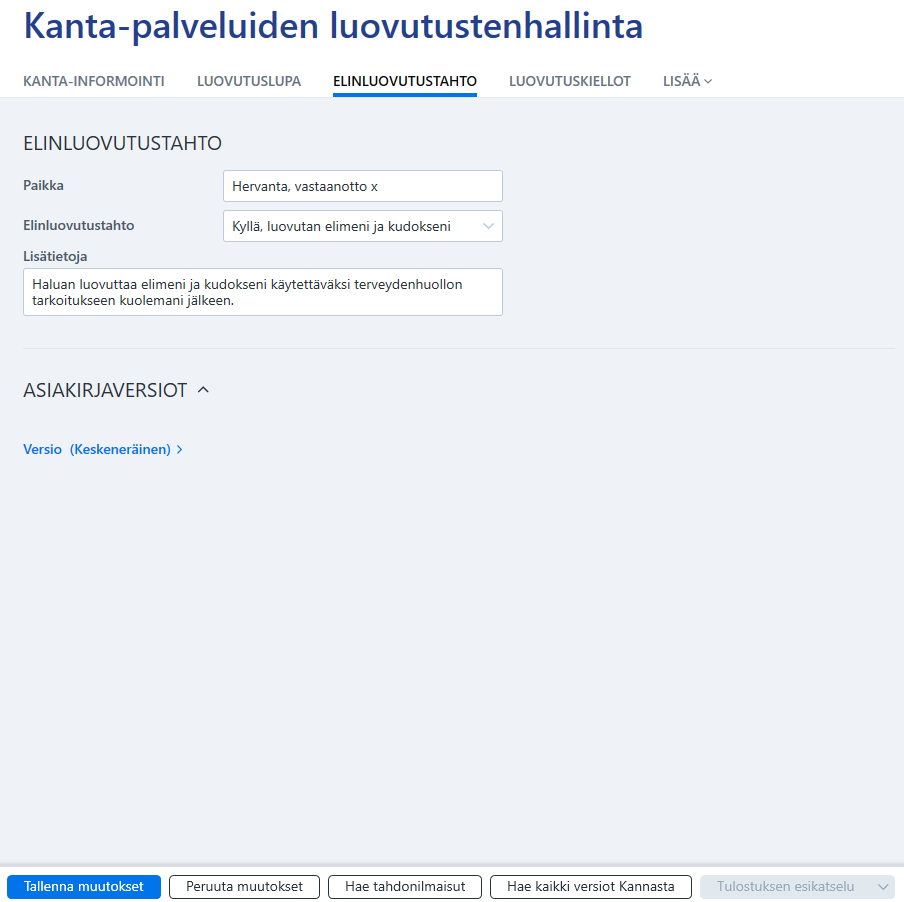 Elinluovutustahto kirjaaminen.png
